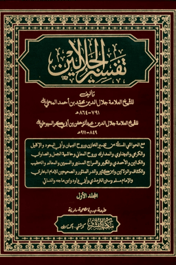 تفسير الجلالين ج ١